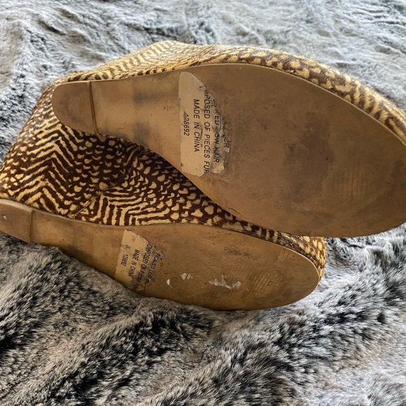 Steve Madden Animal Print Wedges - Picture 7 of 7